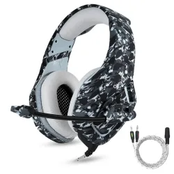 PS4 PC Ordinateur Xbox Un - casque camouflage - casque avec microphone